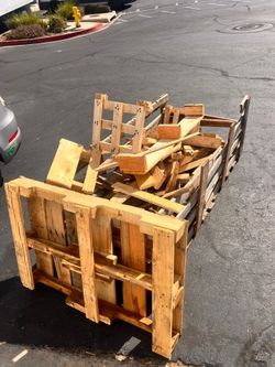 Free crates, pallets, scrap wood for bonfires!