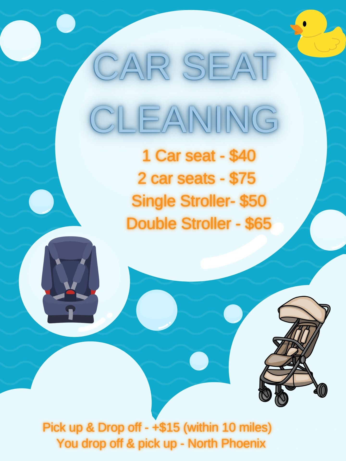 Car seat Cleaning 