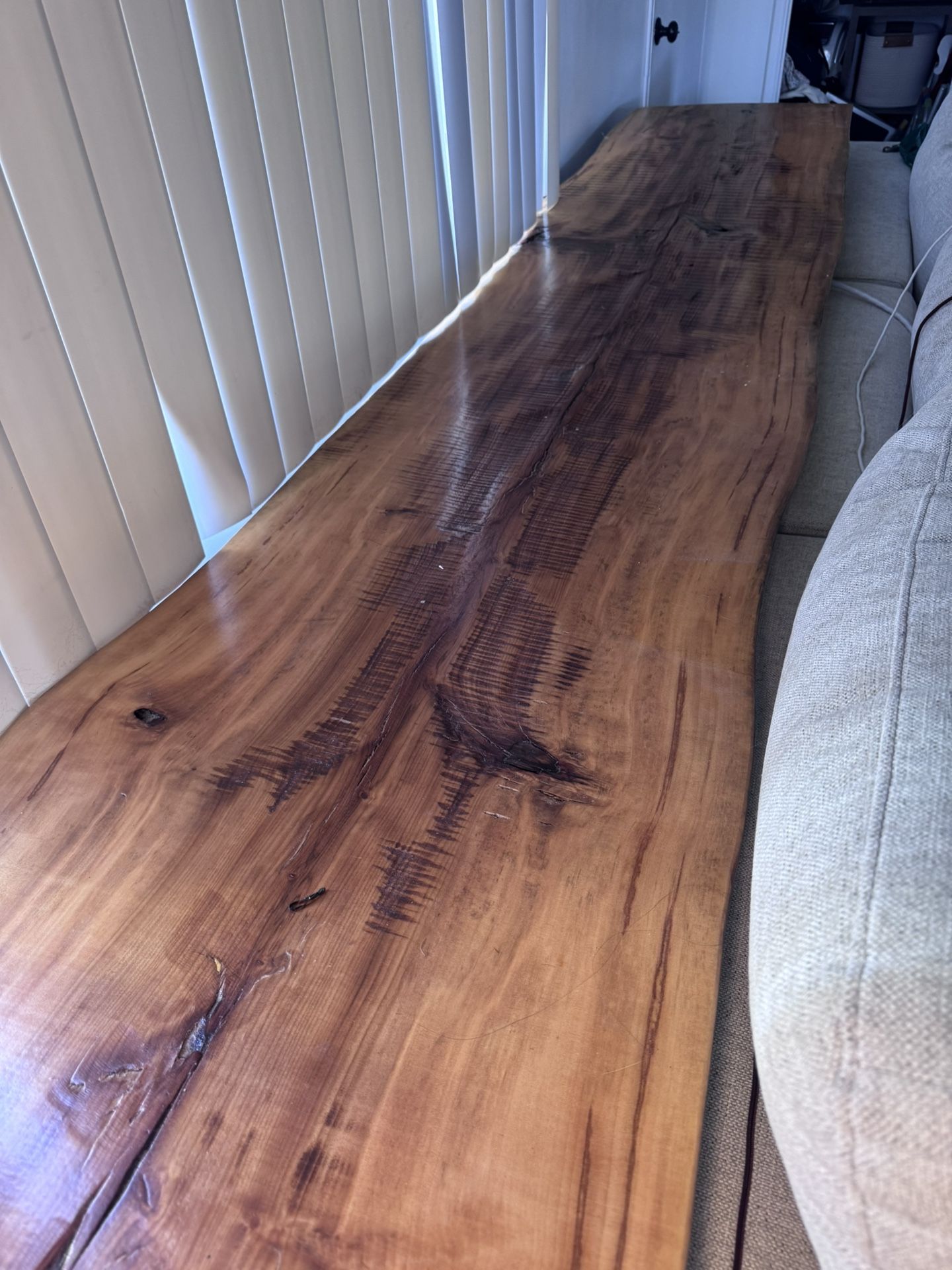 Long Live Edge Wood Table
