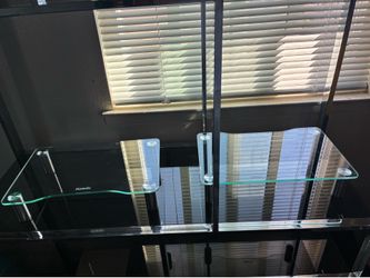 Set of two glass