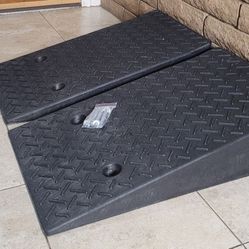 Set of 8" Rubber Threshold Ramps