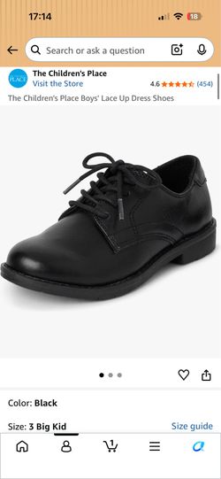 The children’s place boys lace up dress shoes