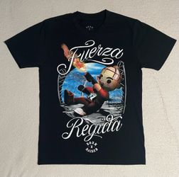 Born X Raised T-Shirt Size Small Black Fuerza Regida Otra Peda Tour
