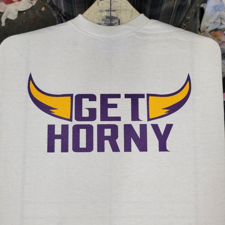 Free Shipping Minnesota Vikings Get Horny Tees
