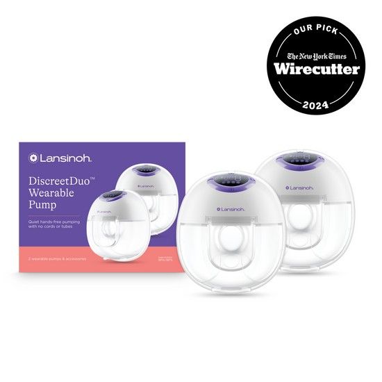 NEW lansinoh Discreet Duo Wearable Pump