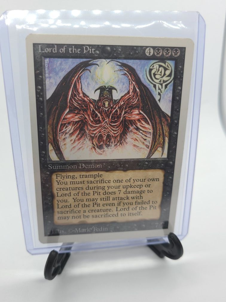 MTG MAGIC THE GATHERING ALTERNATE LORD OF THE PIT REVISED NM