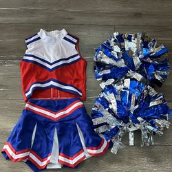 Girls Cheerleading Costume 