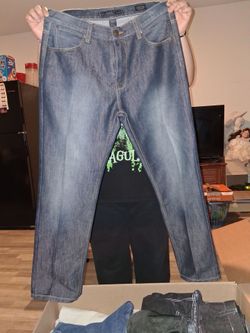 Mens Blue Wash Denim Jeans