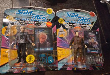 1993 Star trek the next generation space the final frontier bundle set of 2
Admiral Leonard McCoy & Lore datas evil twin brother both for $40