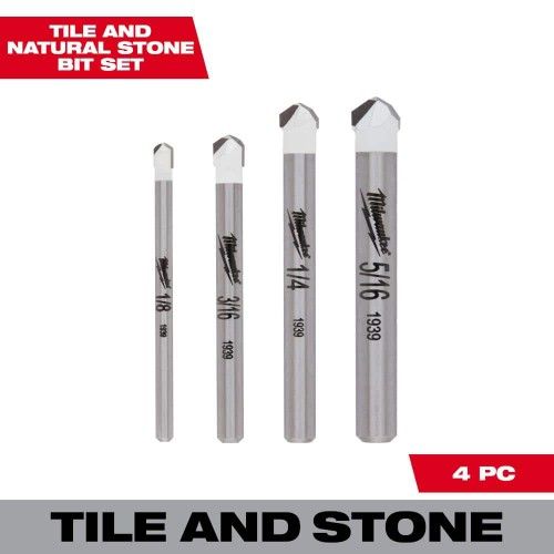 Milwaukee Stone And Tile Drill Bits