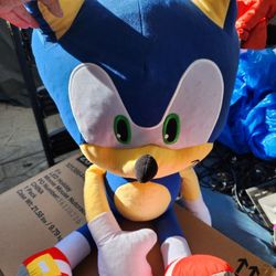 large sonic the hedgehog plush toy plushie