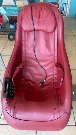 Red and Black Massage Chair
