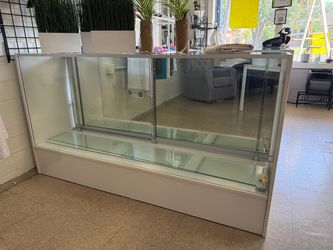 White display case