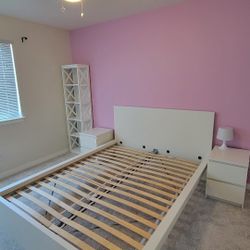 Queen size bed from Ikea