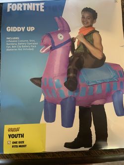 Inflatable Fortnite Costume (Lama) Youth Size