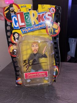 Autographed figure