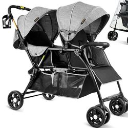 Besrey Double Stroller Brand New But 1 Small Weel Is Missing 