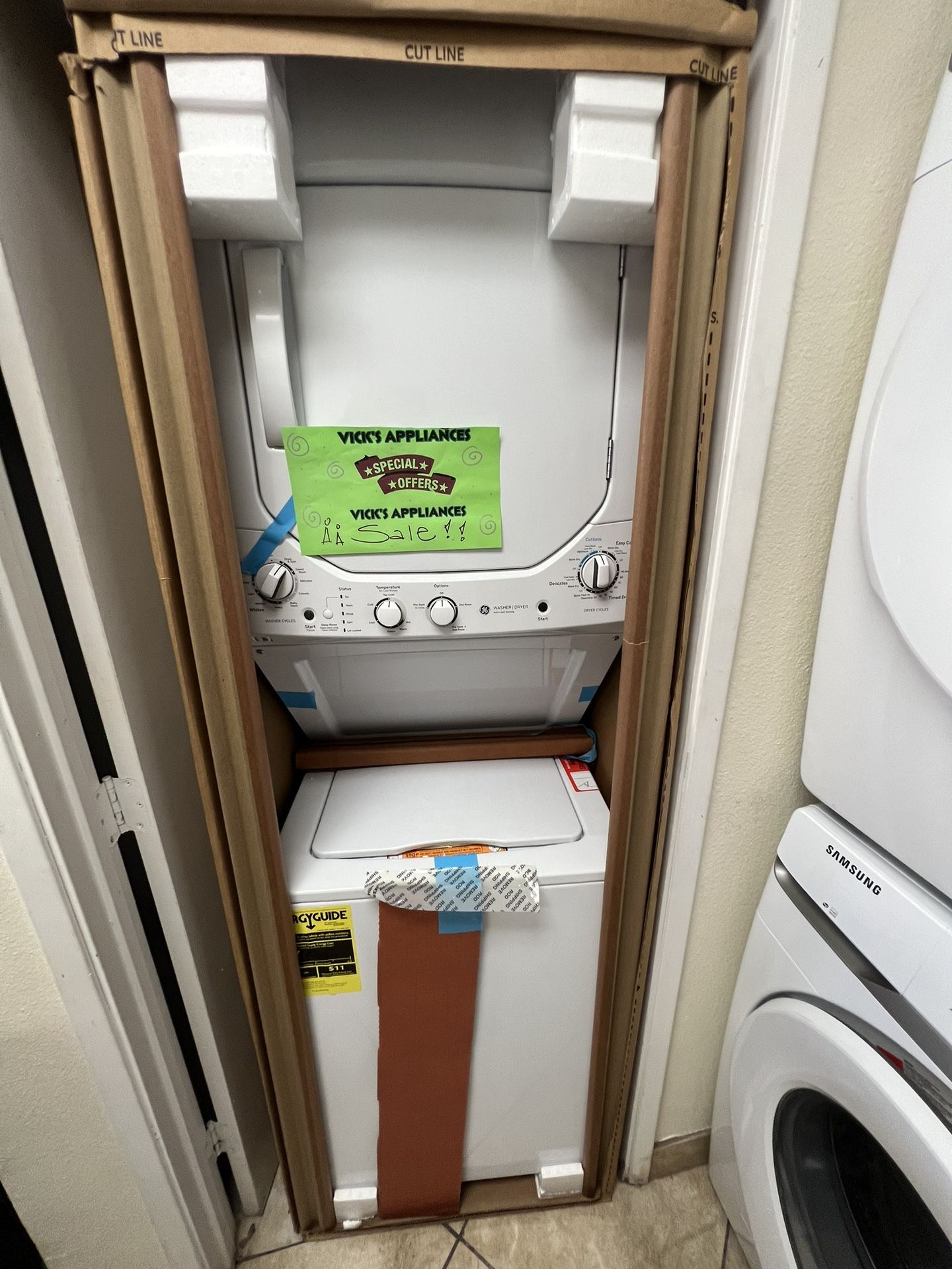 NEW WASHER AND DRYER