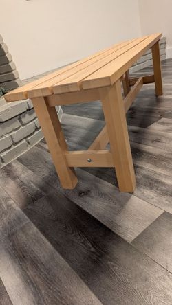 IKEA NORDEN Solid Birch Bench – Discontinued