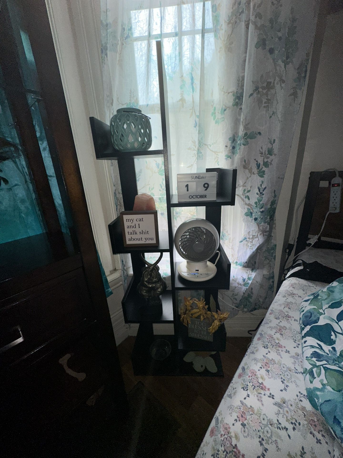 TWO (2) Black 8 Shelf  Tower 