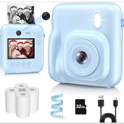 Kids Camera Instant Print (blue)