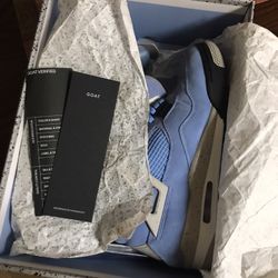 Jordan 4 University Blue (Goat Verified)