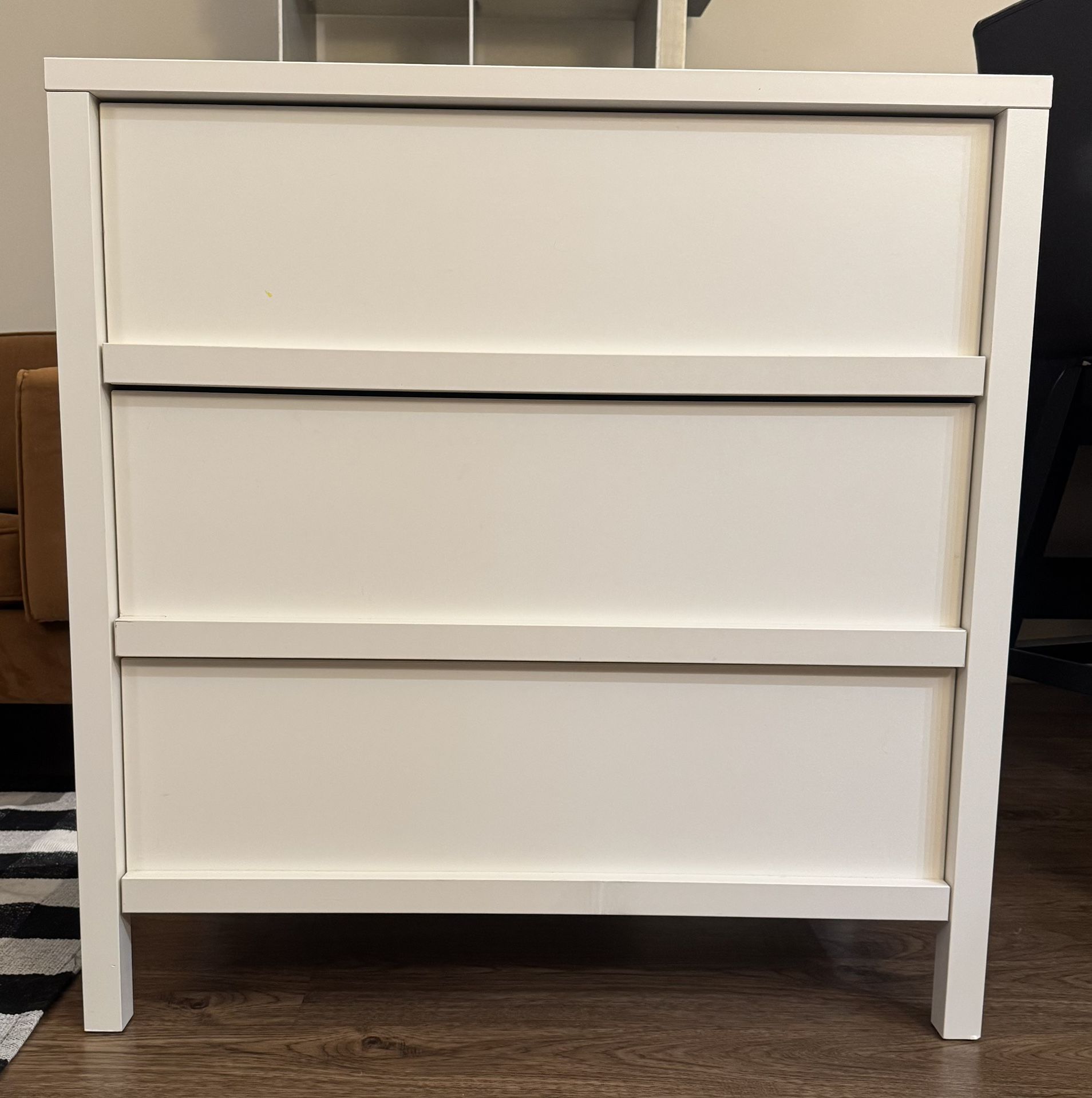 Dresser 3 Drawers, White