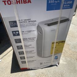 8,000 BTU (12,000 BTU ASHRAE) 115-Volt Smart Wi-Fi Portable Air Conditioner for upto 350 sq. ft.