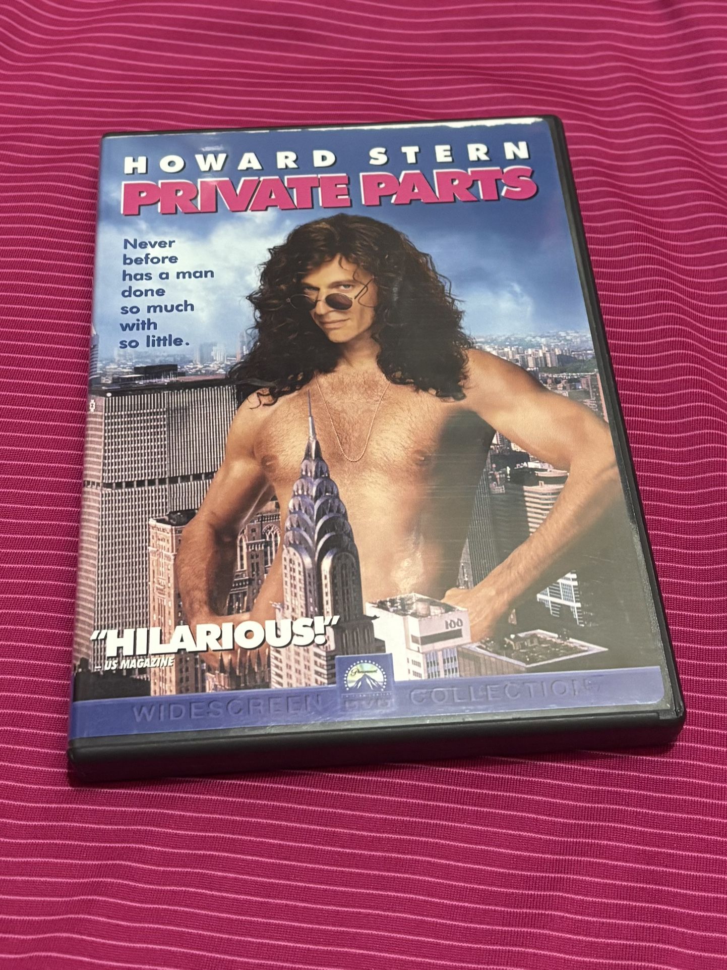 Private Parts DVD Howard Stern Hard Case