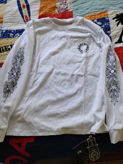 Chrome Hearts White Long Sleeve Crewneck Shirt