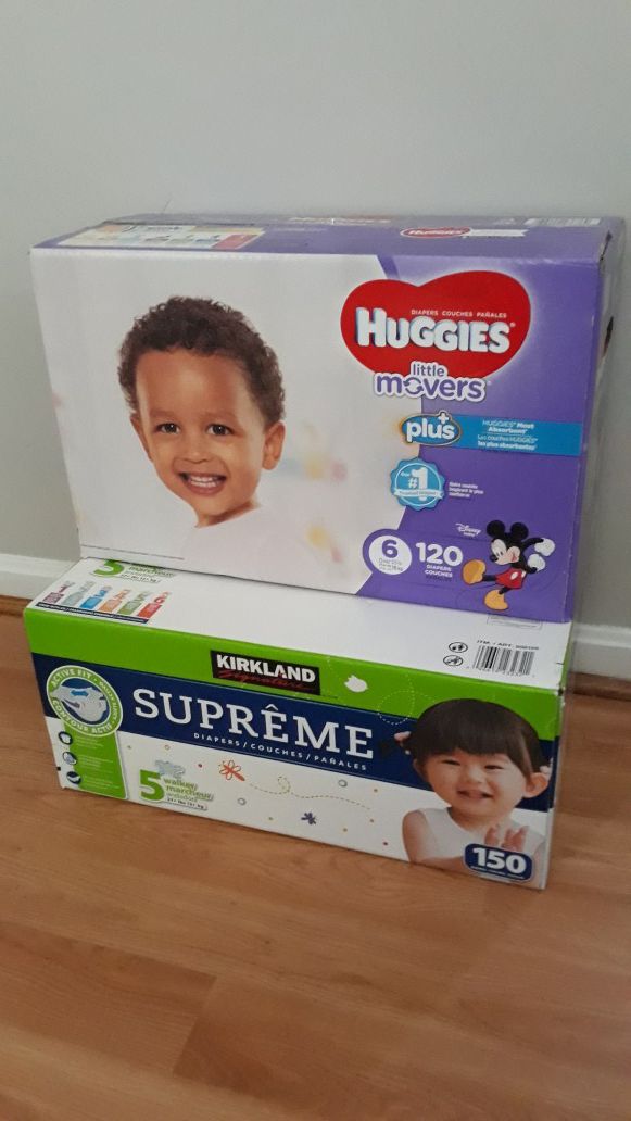 Pampers size 5 and 6