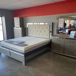 Brand New King Bedroom Group Available Now!!