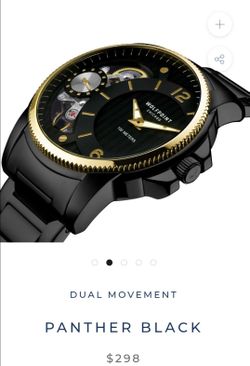 WolfPoint Panther Black- Men's Watch