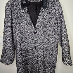 New York Girl Women's Button-down Trench Coat Size Large 