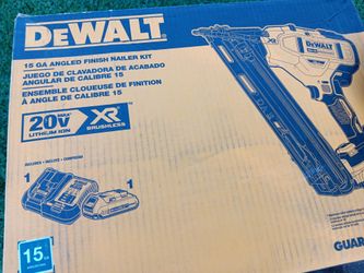 New 15g finish nailer
