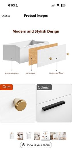 Brand new dresser - small white