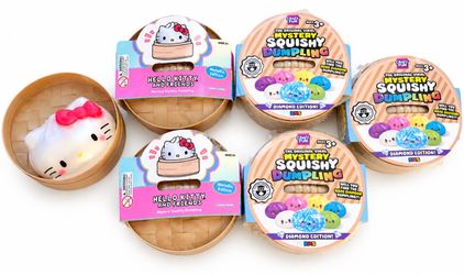 Hello Kitty Metallic & Diamond Mystery Squishy Dumplings – NEW