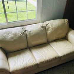 Leather Sofa & Chair Set