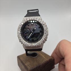 Original G Shock Iced Out Passes Diamond Tester 