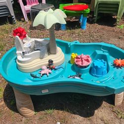 Price Is Firm.. Children's Shark Island Water Table