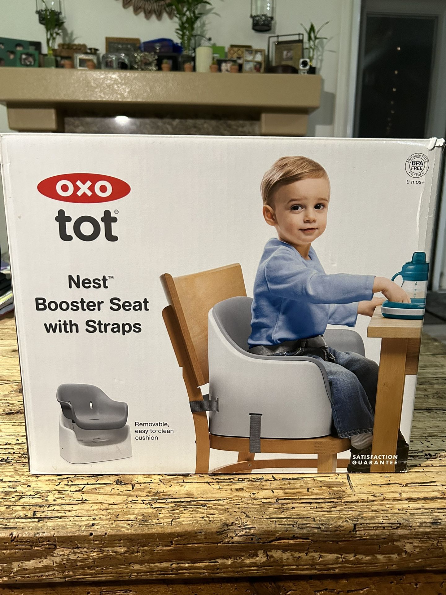 OXO tot Nest Booster Seat W/Straps