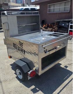 Stainless Steel Hot Dog Vending Trailer – The Dogfather (EDC Is Coming Larges Vegas Event For 12Days