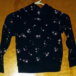 Girl's Champion Big Girls "C" Star All Over Print Fleece Hoodie Size 6
