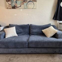 XL Size Blue Living Spaces Sofa
