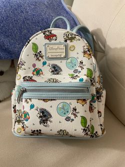 loungefly mini backpack - mickey and minnies runaway railway
