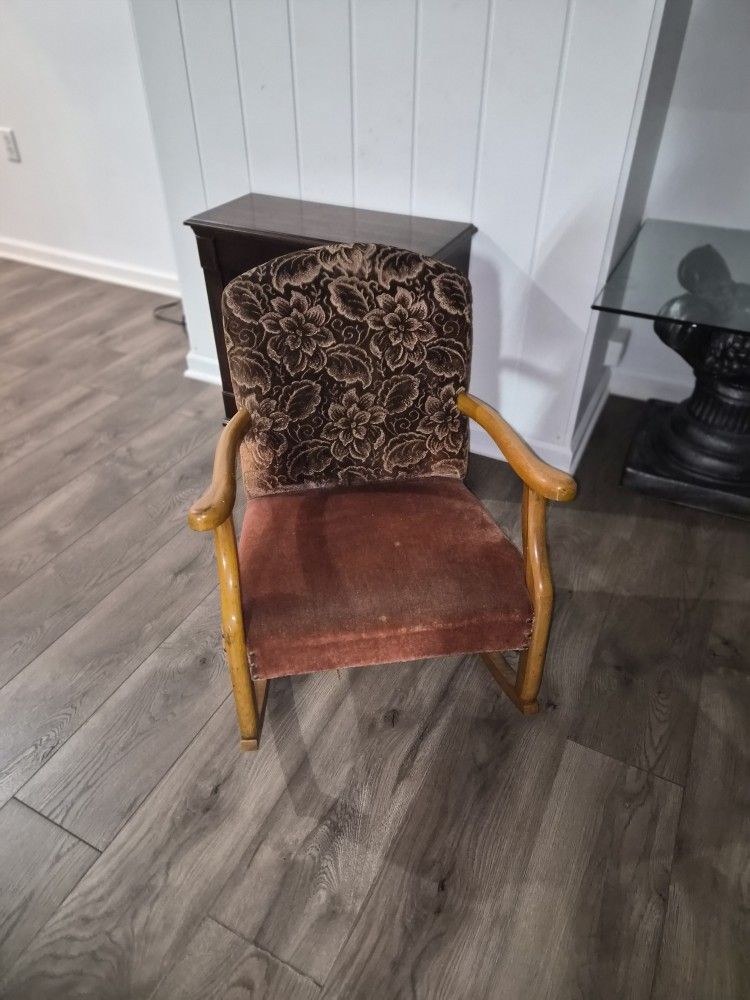Antique Kids Rocking Chair