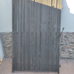 Metal Door Gate.  Size. 44"Inches Wide X. 72" Inches Tall   $. 180.  