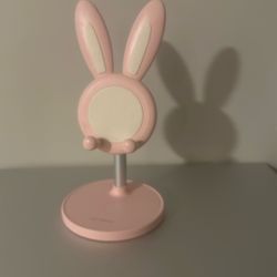    Pink Bunny  Phone Holder