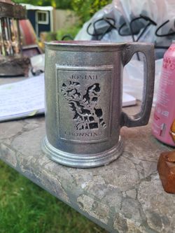 Josiah Chowning's Pewter Beer Tankard Mug