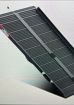 Black Portable Wheelchair Ramp 5 Feet